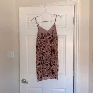 Japna dress, lined slip dress with velvet details.